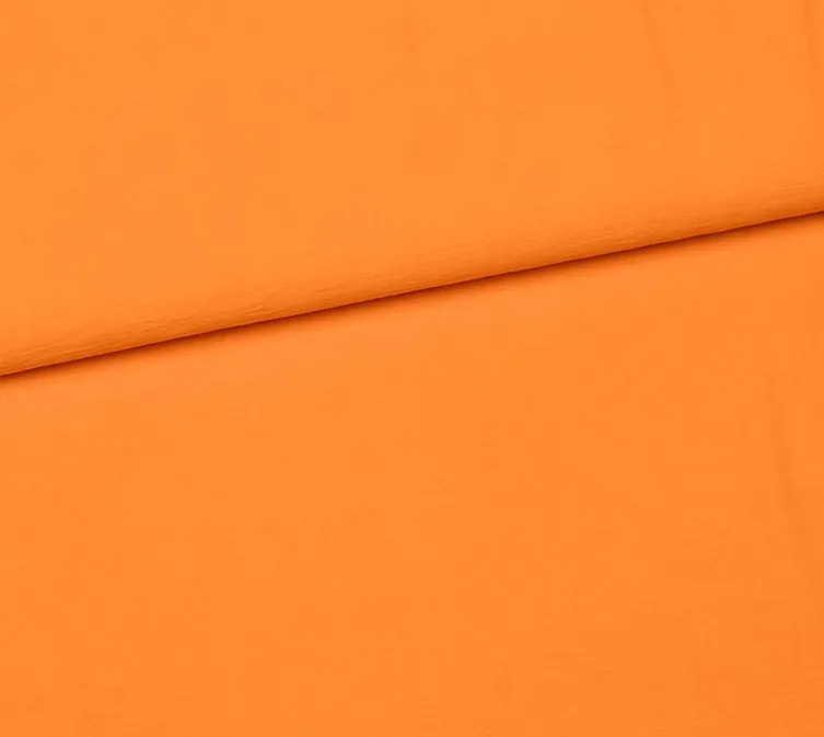 Rayon geweven stof fel oranje